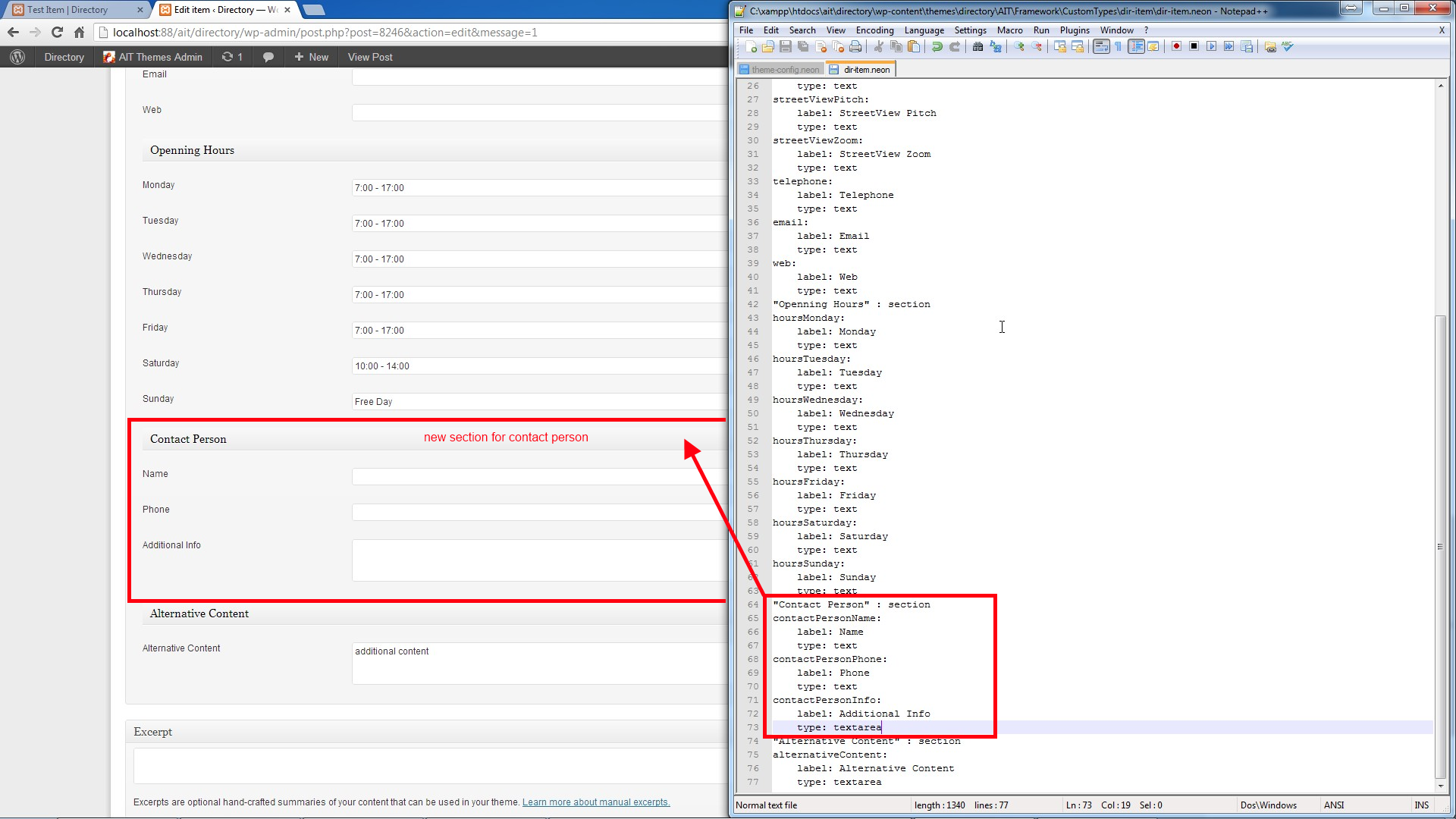 2-example of edited code