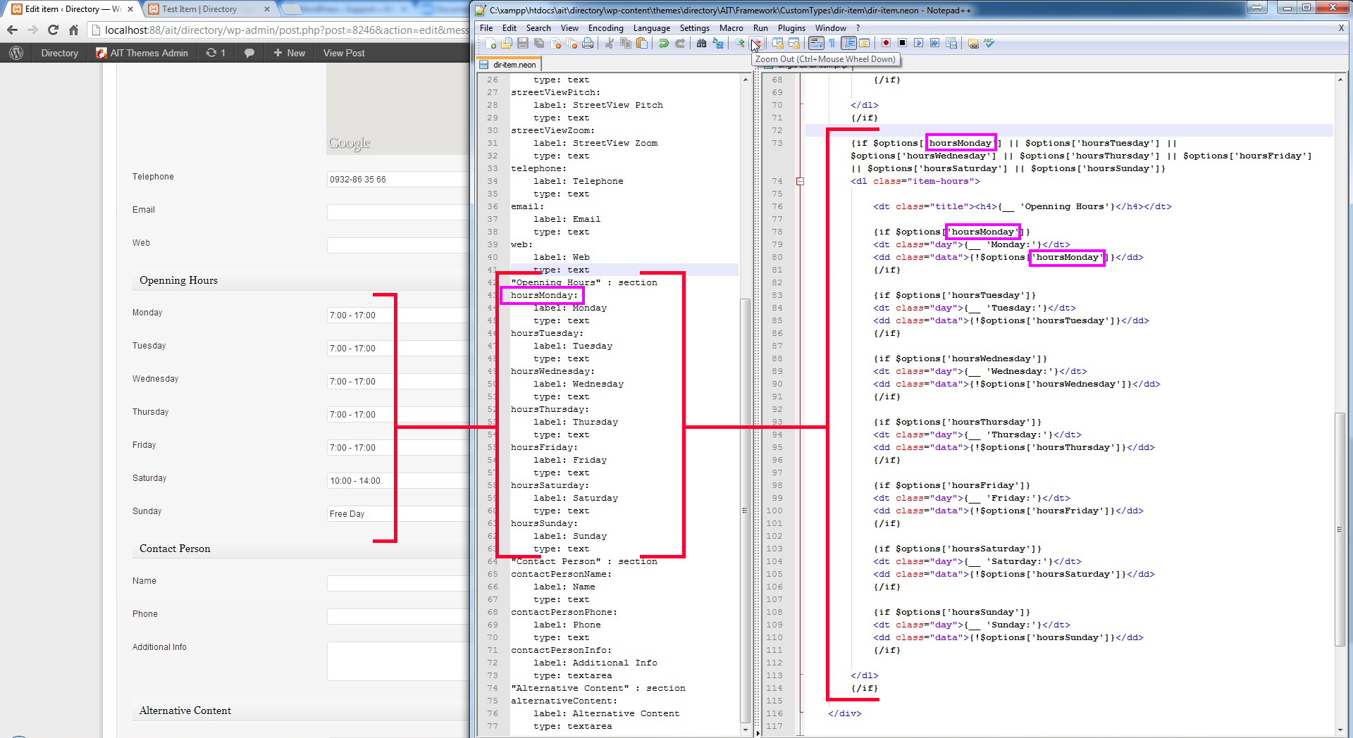 3-example of code frontend